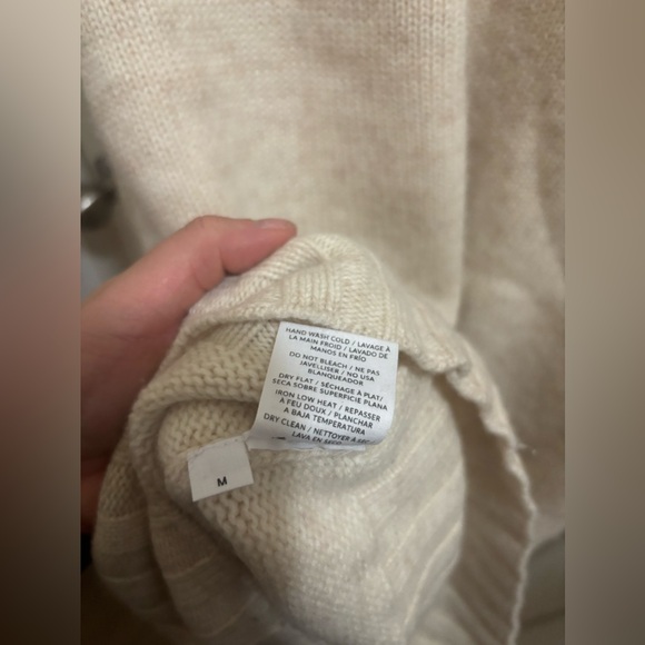 NAADAM Marled Cashmere Turtleneck Tunic Dress 90% wool/10% cashmere - Picture 12 of 12